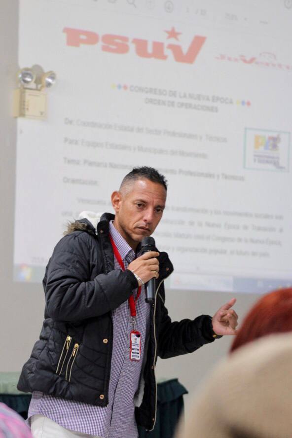 Encuentro nacional del sector Profesionales y Técnicos en el estado Mérida en el marco del Congreso de la Nueva Época.