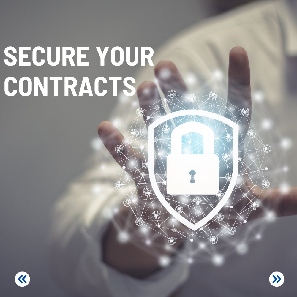 Mobiloitte's tweet photo. If you are looking to safeguard your business and investments from potential financial losses caused by contract breaches? Our auditing solutions can help! Connect with us today.
https://t.co/xVj5o2i9XE
#smartcontract #auditingsolutions #blockchain #businesses #mobiloitte https://t.co/D8n09tDdNM