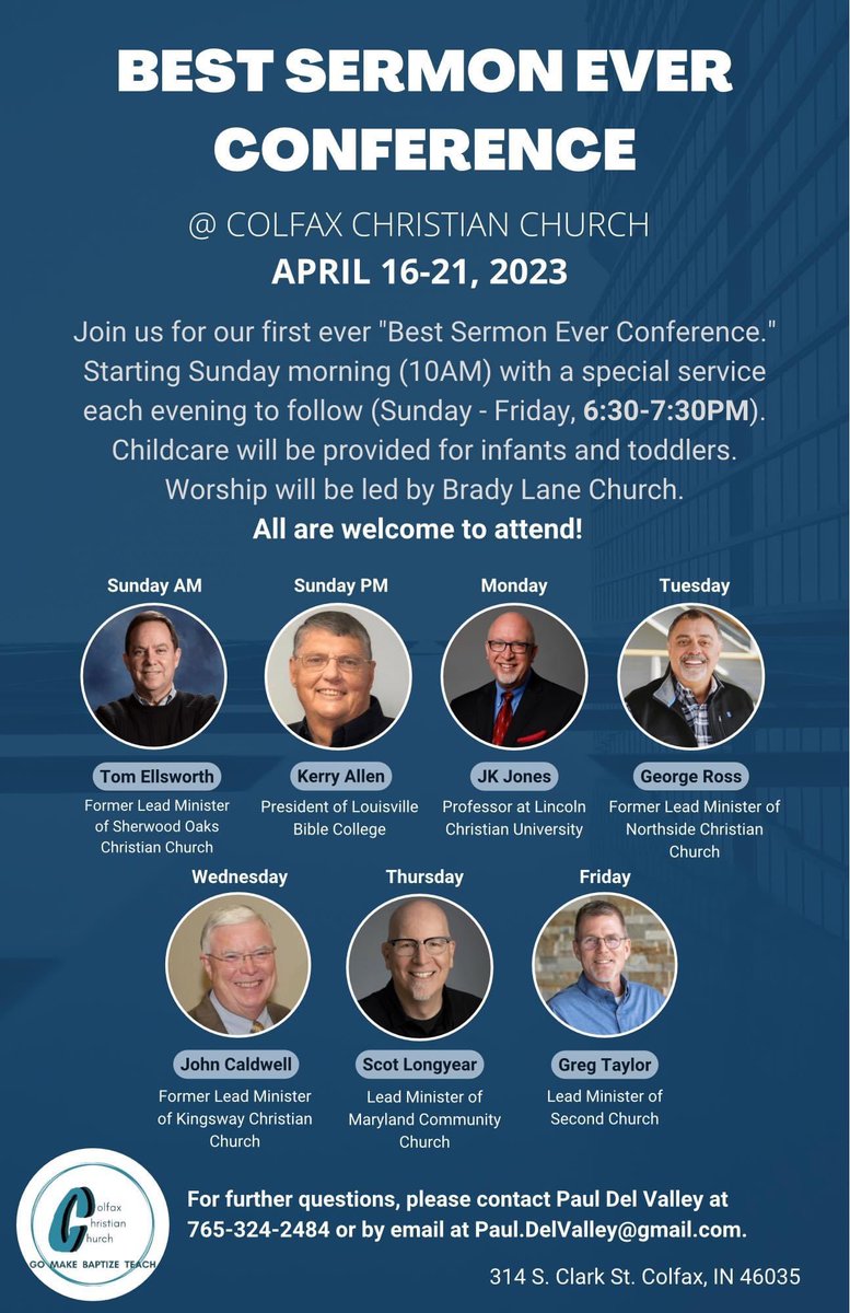 abby_carrow's tweet photo. “All are welcome to attend!”

But only men are welcome to preach. https://t.co/TbaSVoblkb