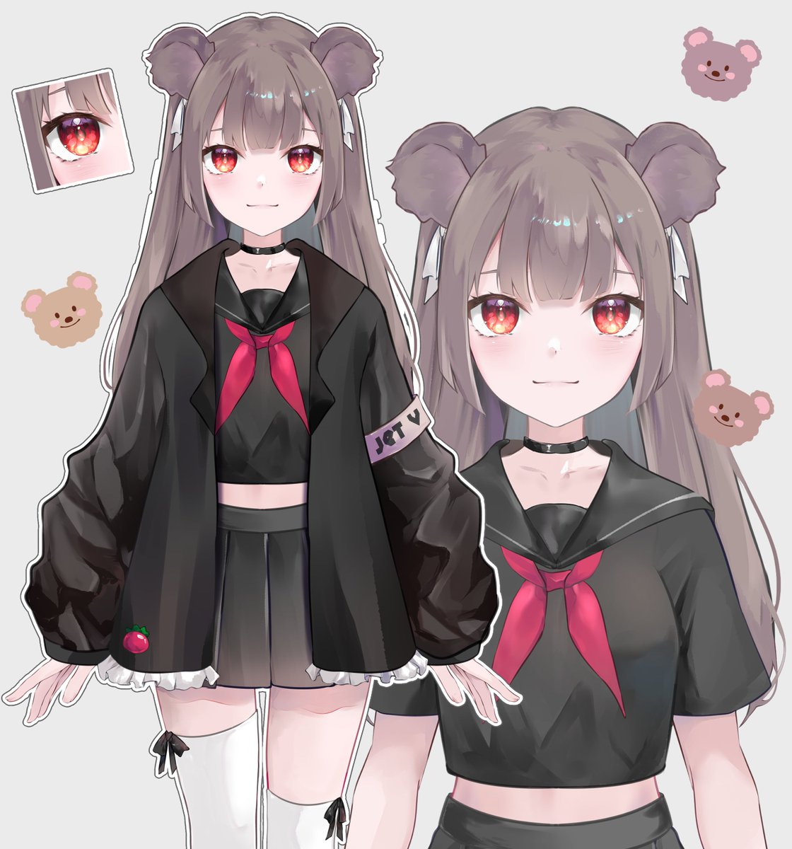 JetJetvelvet's tweet photo. Thank you everyone who attended my debut. I couldn't ask for a more supportive chat. Big bear hugs for all! 🐻🍎

big fat thicc juicy thank you to @tofuubuns for the amazing new model! look look! ┏ʕ •ᴥ•ʔ┛ https://t.co/Rtw2GcKRsI