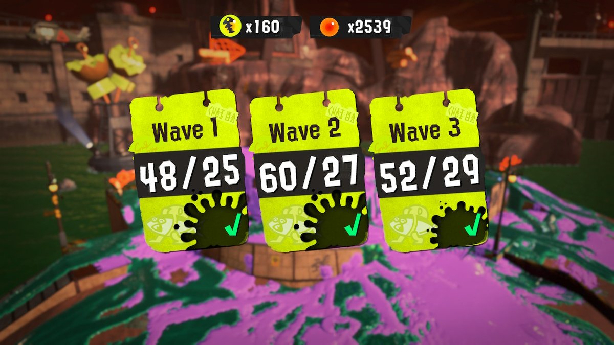 Guardian6101's tweet photo. My highest record so far #Splatoon3 #NintendoSwitch https://t.co/1d9lHLp3V3