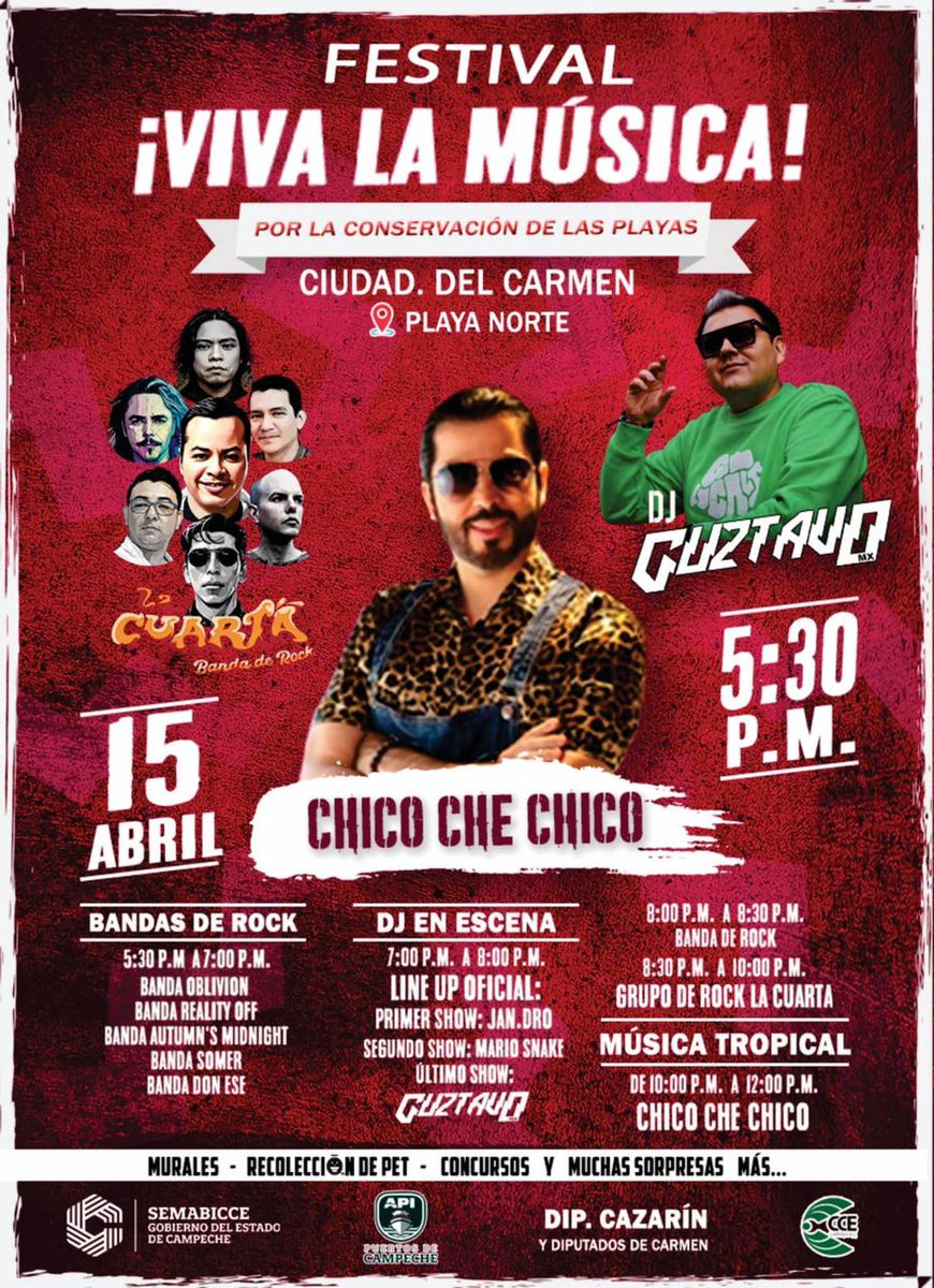 Este sábado nos vemos a las 7 PM en Playa Norte para abrir el show del buen @GuztavoMX ¡Ahí nos vemos para vibrar alto! 🎧🔥🏝
#djset #puropishihouse #CiudadDelCarmen