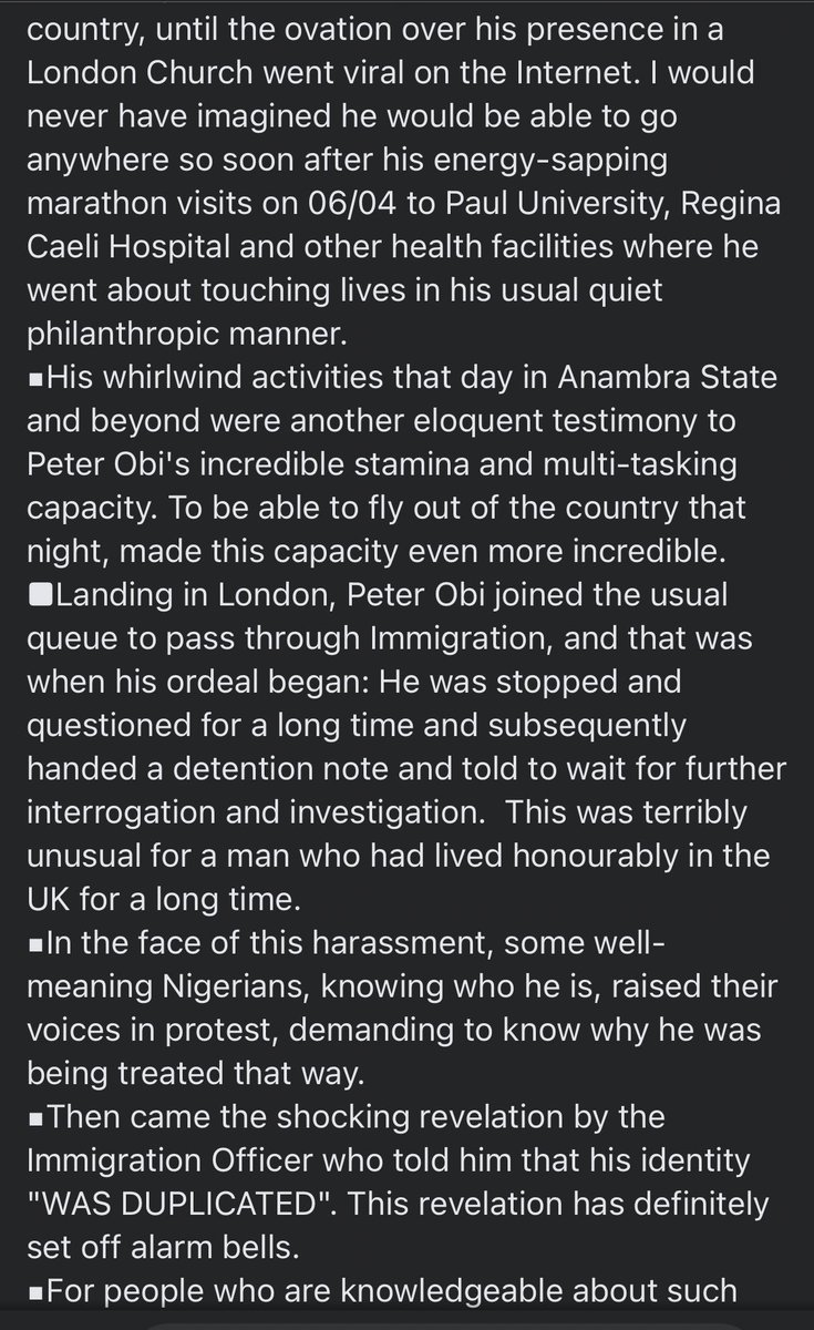 AfamDeluxo's tweet image. Nigerians, come and see the pain these guys are putting Peter Obi through according to Prof. Stella Okunna.  His Phones, that of his family and kids were bugged.  They also went as far as duplicating his identity. Please RT for the world to see.