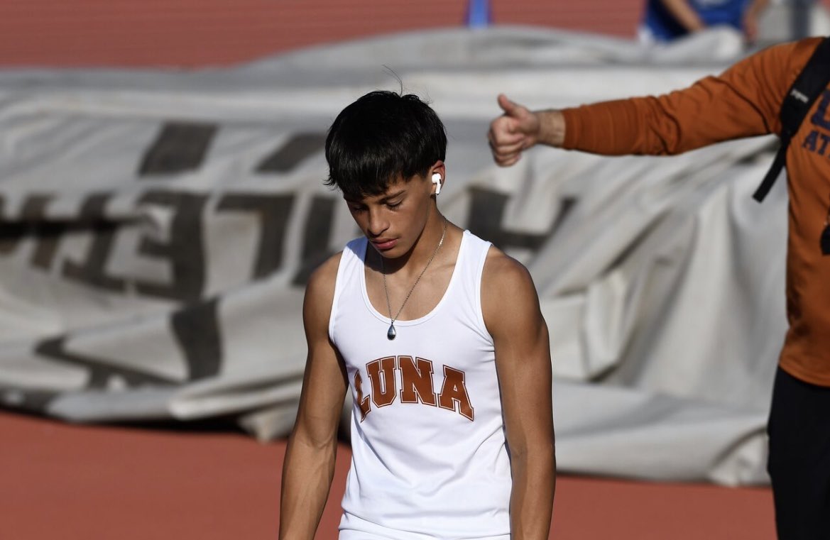 S1CKEM_'s tweet photo. Officially got my name on the ALL-TIME 
leaderboard at Gregory Luna Middle School. I’ve worked really hard to achieve this goal and kept that growth mindset throughout the season and I definitely want to continue to strive in this event and break more records.#polevault #BFND https://t.co/6tQskUNbrd