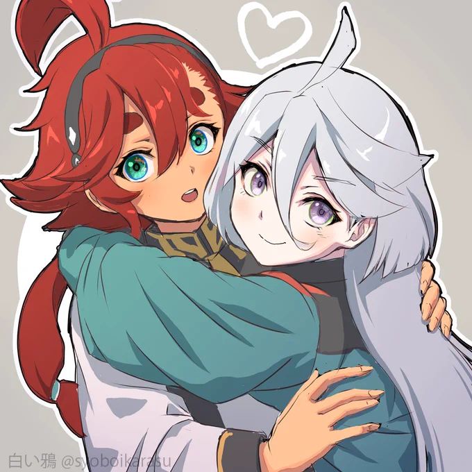 スレッタとミオリネ#水星の魔女#G_Witch 