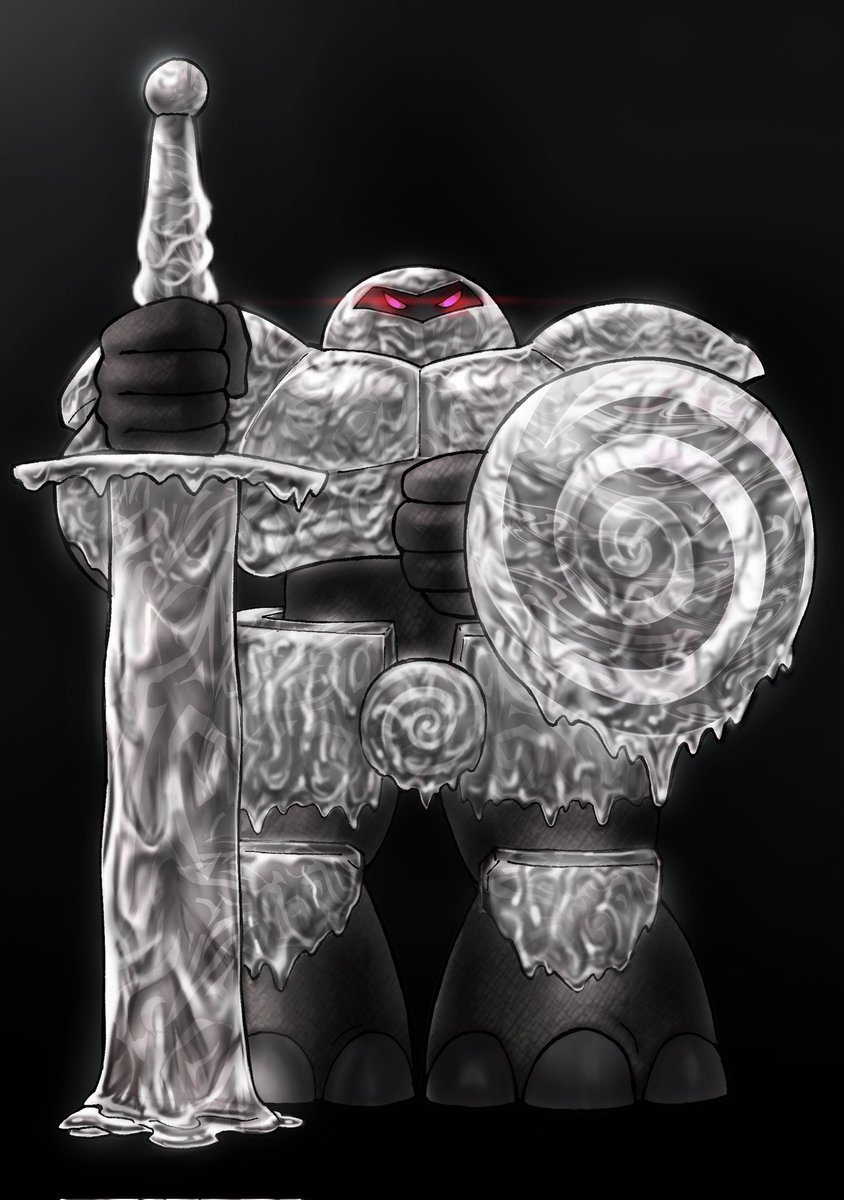 ChamberofMind's tweet photo. @Rhymestyle Boriborex does something similar to this with his armor. https://t.co/gmIxQMBYDR
