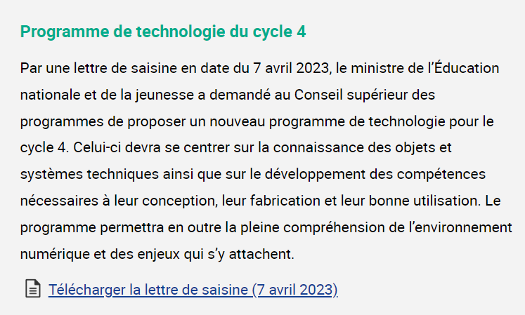 Enseigner la technologie avec le numérique tweet media