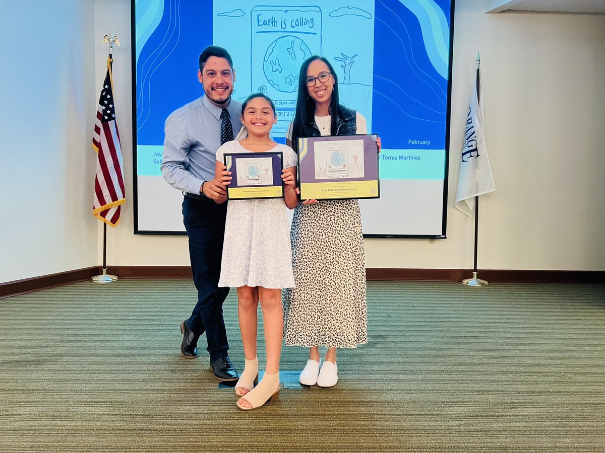 Principal Ortiz (@kahlil_ortiz) on Twitter photo It was a pleasure to recognize this sweet young lady, Jaylana Fontanez, who was recognized this evening by <a href="/OUCreliableone/">Orlando Utilities Commission</a> for her artwork promoting Water Conservation. The artwork is featured in their 2023 calendar. We at <a href="/SallyRideOCPS/">SallyRideES_OCPS</a> are incredibly proud of you!
<a href="/OCPSGreen/">OCPS Sustainability</a> It was a pleasure to recognize this sweet young lady, Jaylana Fontanez, who was recognized this evening by <a href="/OUCreliableone/">Orlando Utilities Commission</a> for her artwork promoting Water Conservation. The artwork is featured in their 2023 calendar. We at <a href="/SallyRideOCPS/">SallyRideES_OCPS</a> are incredibly proud of you!
<a href="/OCPSGreen/">OCPS Sustainability</a>