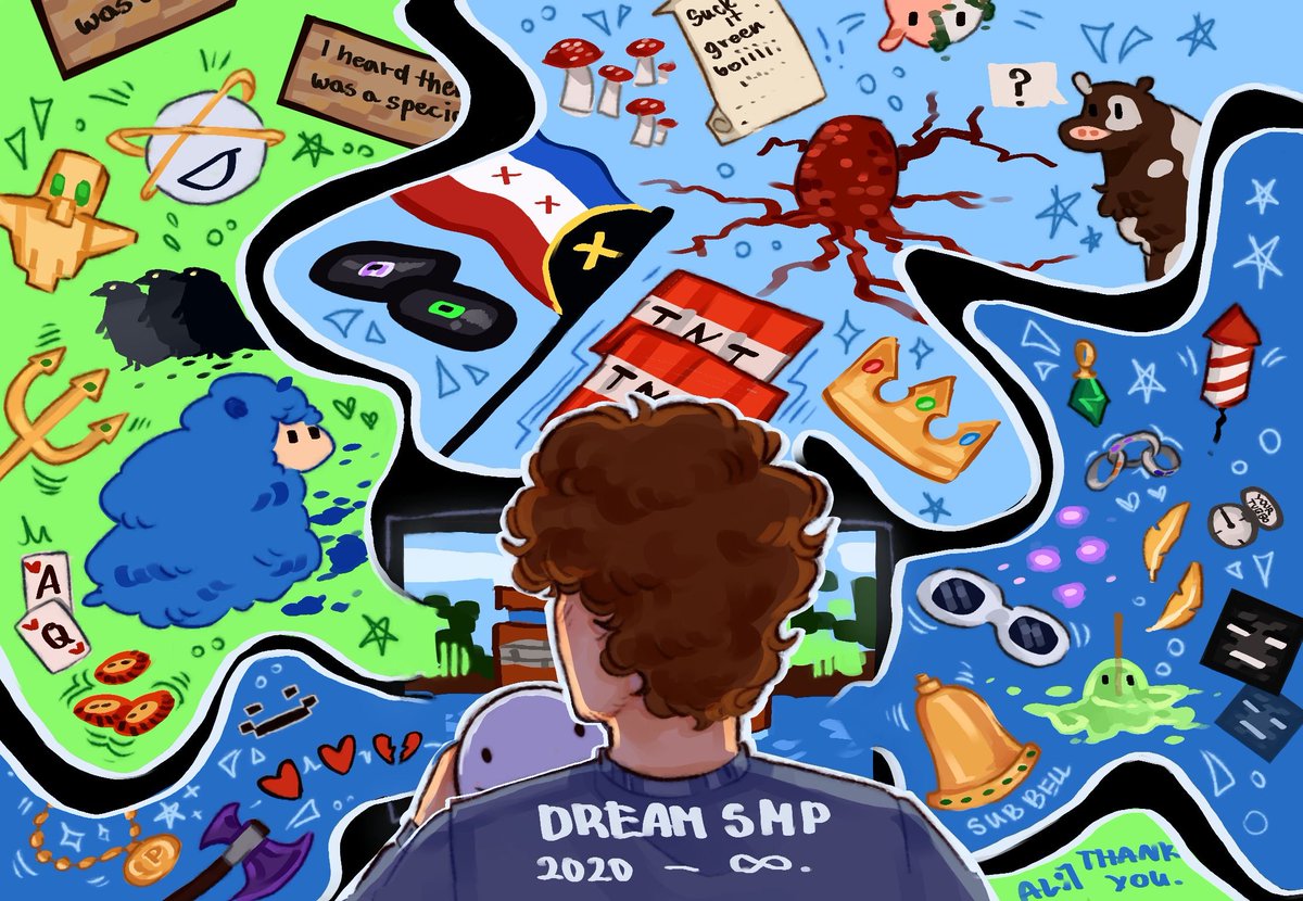 And the game was over and the player woke up from the dream.
#dreamfanart #dreamsmpfanart #dreamsmp @Dream__Fanart