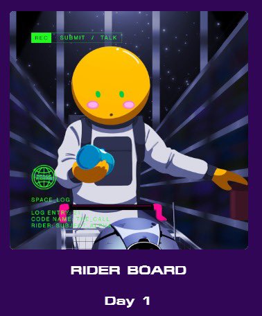 I’m alredy Riding 🏄‍♂️ 
And you? <a href="/SpaceRiders_NFT/">Space Riders</a> <a href="/zubic_eth/">zubic</a>