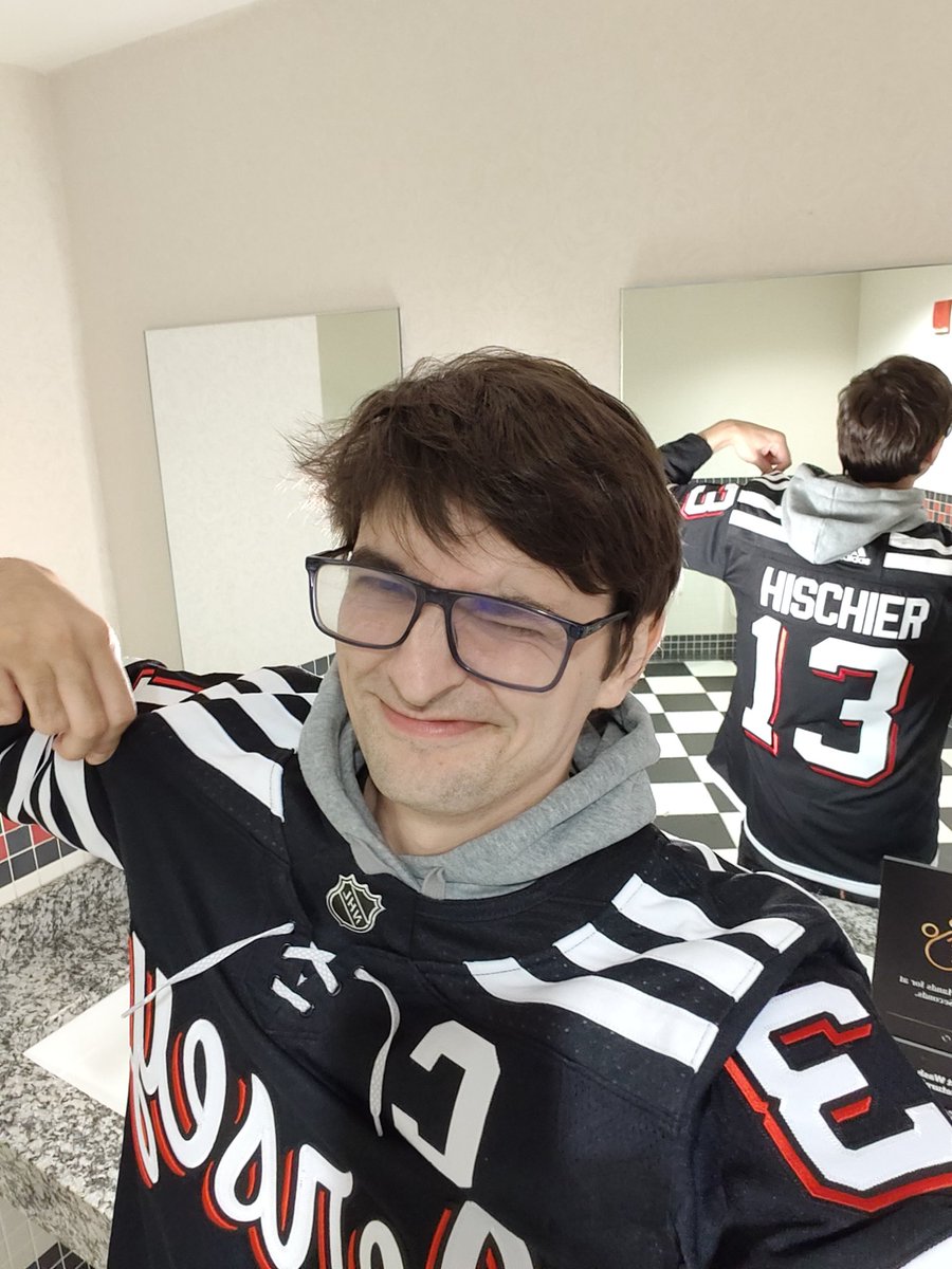 34.
Ngl I was hoping a friend would do this so I could flex the baby faced hockey jersey thirst trap I took at the game on Thursday. Lets-go-De-vils