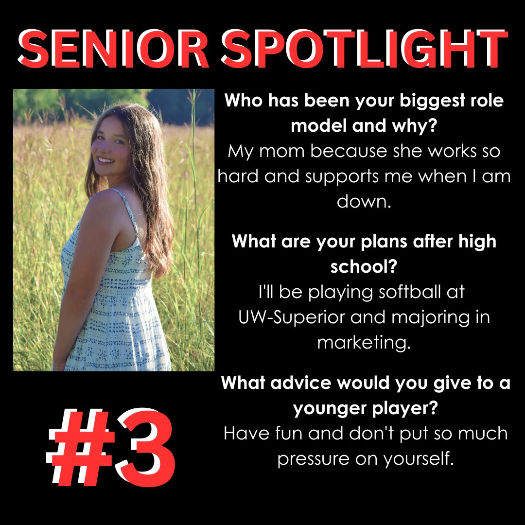 ERHS_SB2022's tweet photo. Senior Spotlight: Up first our center fielder Karen Balabon! https://t.co/FL9snVKnBi