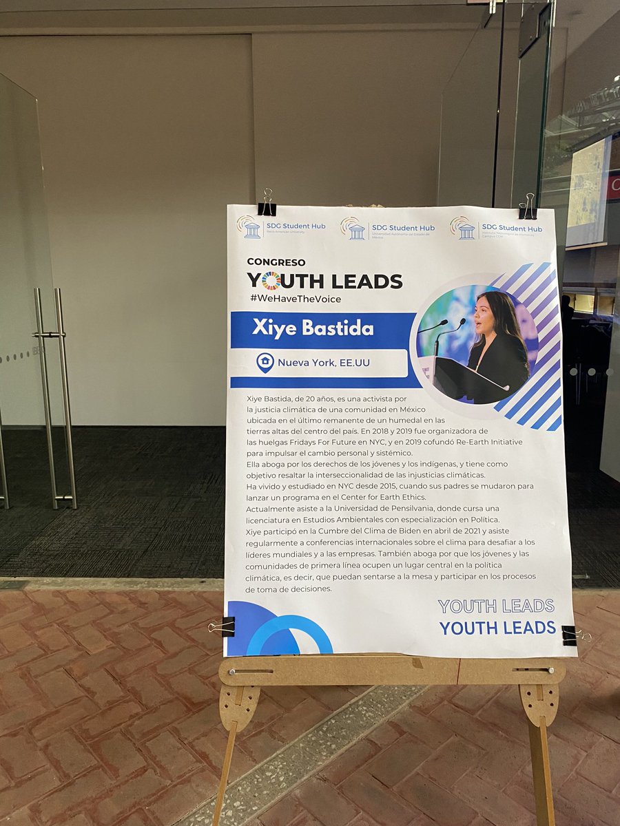 JenniferGYanez's tweet photo. Yesterday we headed the very first “Youth Leads: we have the voice” Congress by @sdghub_ibero and @SDGHubUAEMex 

We received more than 300 delegates and never felt more joy before, I hope we touched someone’s heart or life. 

Thanks to all who joined 🇲🇽🤍 https://t.co/K4WflEeXFp