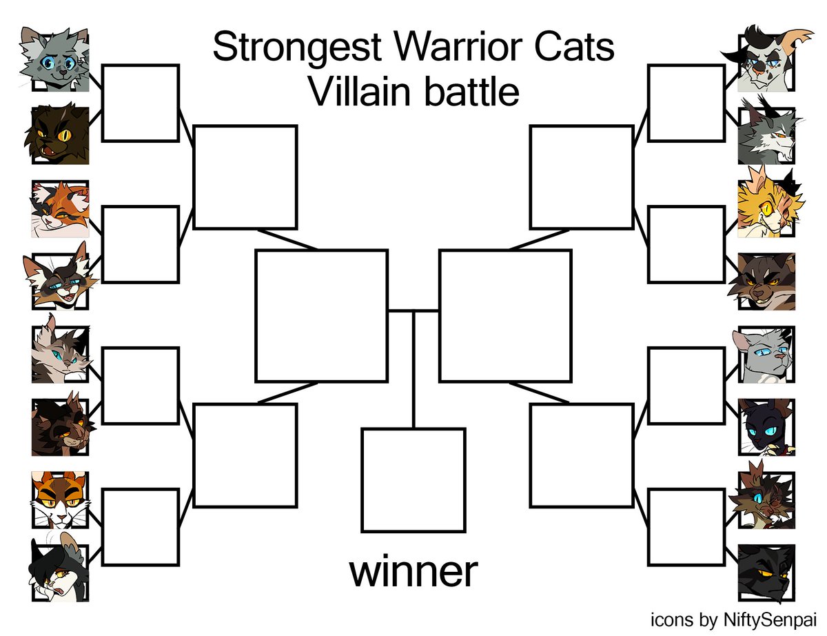 Hawkkz #1 owlnose fan on X: ROUND 2 BABY LET'S GOOO who's the strongest Warrior  Cats villain?? #warriorcats    / X