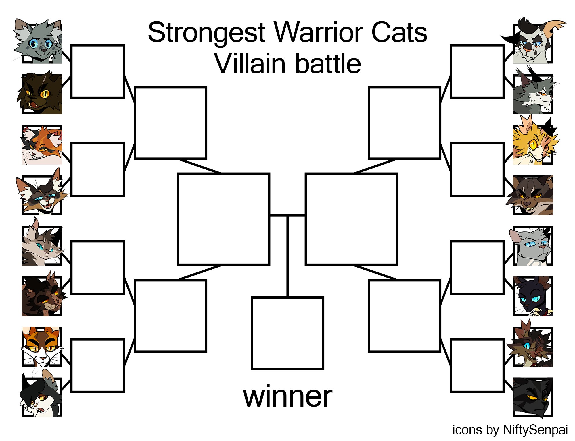 Hawkkz #1 owlnose fan on X: alright Warriors fans: we've voted on leaders  and favs before, but now it's time the villains got their chance WHO IS THE  STRONGEST WARRIOR CATS VILLAIN? #