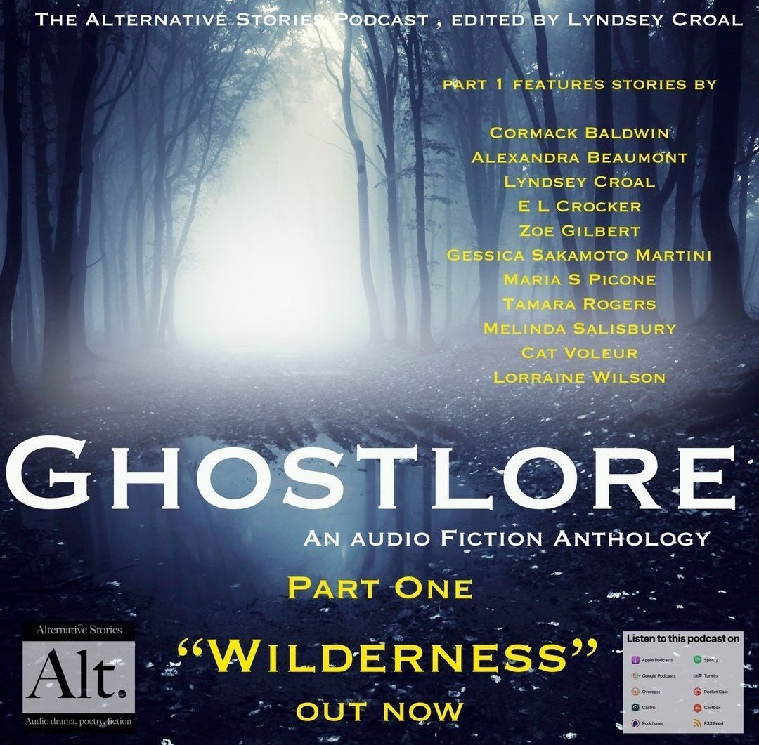 writerlynds's tweet photo. Lovely to see #Ghostlore get a shout out in this excellent interview with @AiJiang_! The audio anthology featured her flash "Welcome Home", early inspiration for #Linghun! 🖤
It's free to listen to via @StoriesAlt, alongside 21 other dark tales: https://t.co/9Sji8VDM0K https://t.co/aBf4JOTVpi