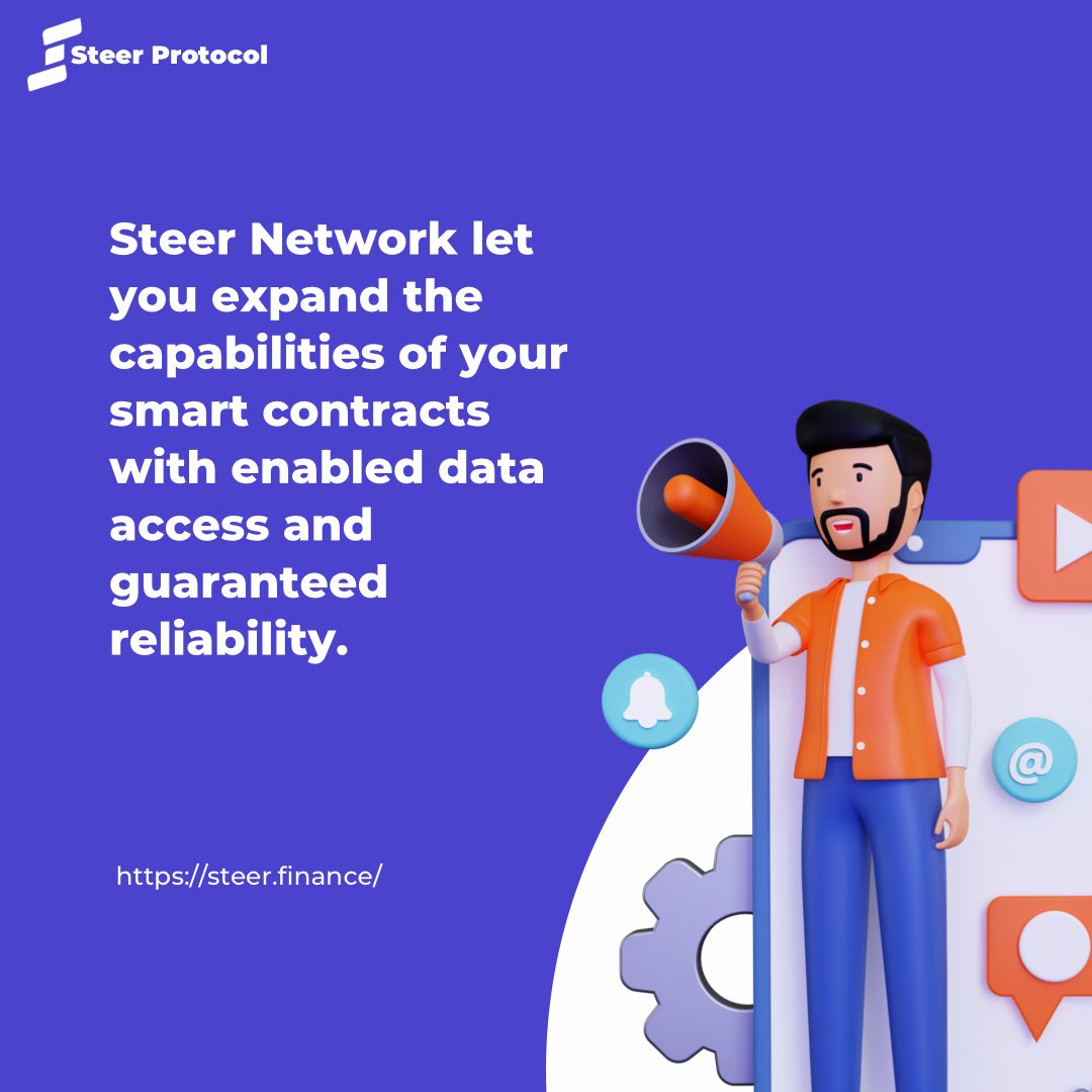airstar027's tweet image. Steer gives you the power to do anything from automating protocols to building yield generating apps.  @steerprotocol 
#Web3 #Steerprotocol
