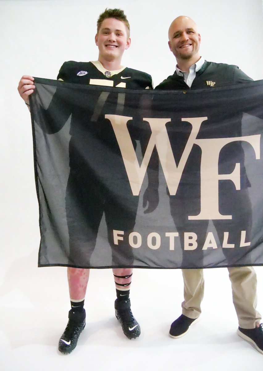 MoritzSchmoran1's tweet photo. #AGTG After a great talk with @CoachClawson and @CoachTabacca I’m more than excited to announce an offer from @WakeFB! @GridironImports @ImmoOsterkamp @BrettJones58 @ajones_92 @AlexanderNCS_FB @BigplayST @CoachNDavisOL #GoDeacs @BjoernWerner @WayneLineburg https://t.co/pB8z9LXZZu