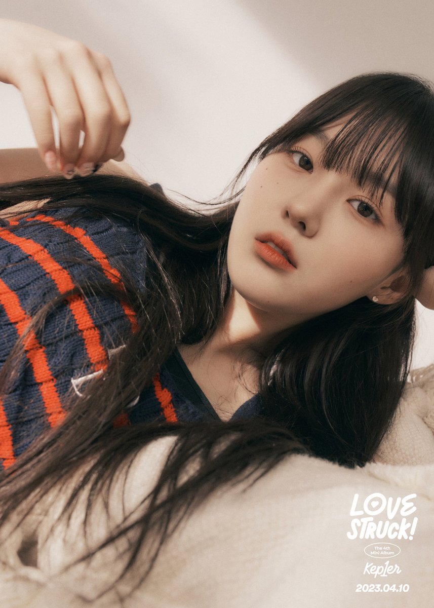 Get ready to be enchanted by Kep1er's ethereal EYE CONTACT and Chaehyun's captivating beauty in their latest concept photo for their upcoming album <𝕃𝕆𝕍𝔼𝕊𝕋ℝ𝕌ℂ𝕂!> 🌟😍 Are you excited for the release? 🤩