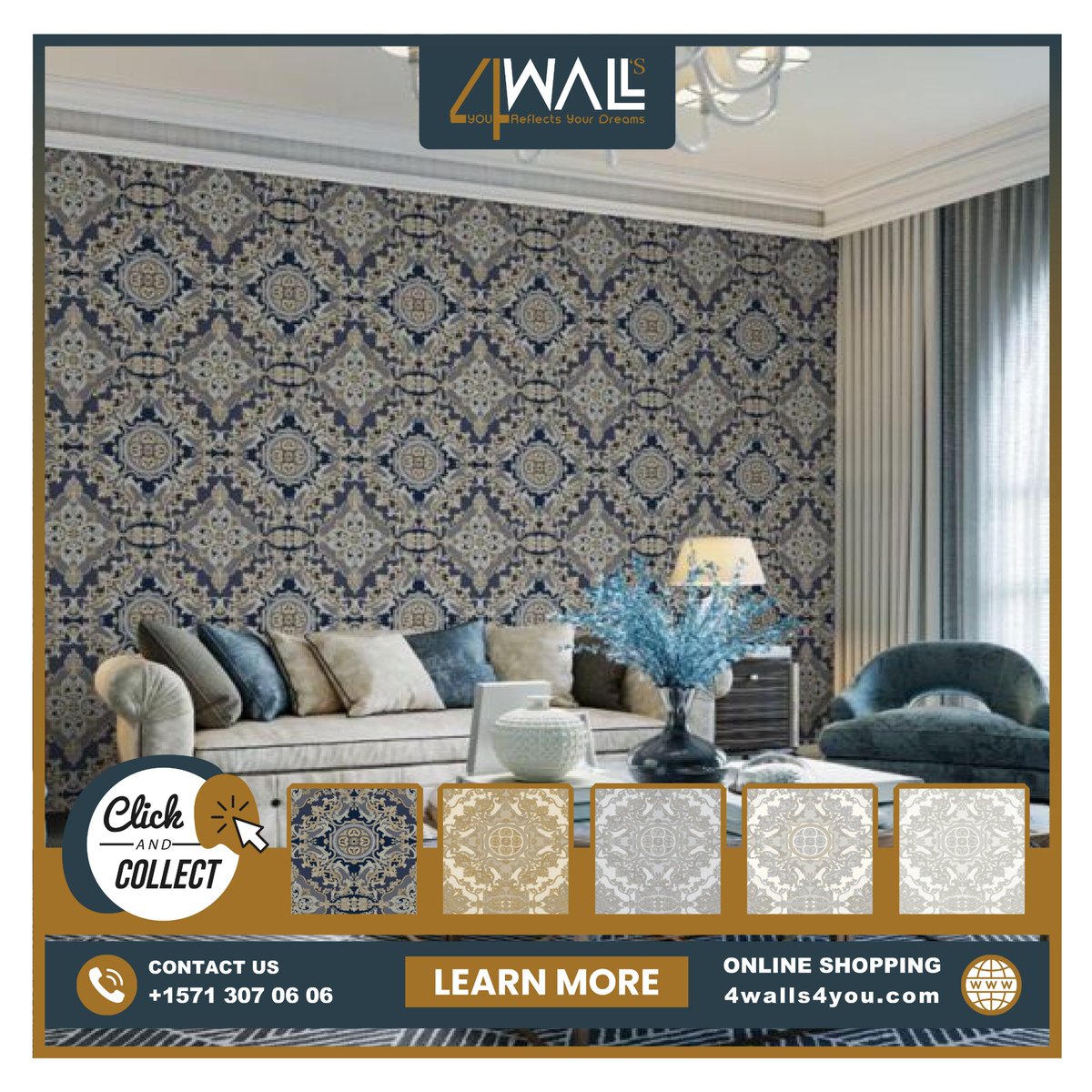 1301 Series | Damask Design Wallpaper
We believe that every design is unique and has its history and special individual charm. #wallpapersale #onlinewallpapersale #wallpaperdiscount #wallpaperonlinestore #wallpaperforsale #wallpaperdecor #interiordecorating #homedecor