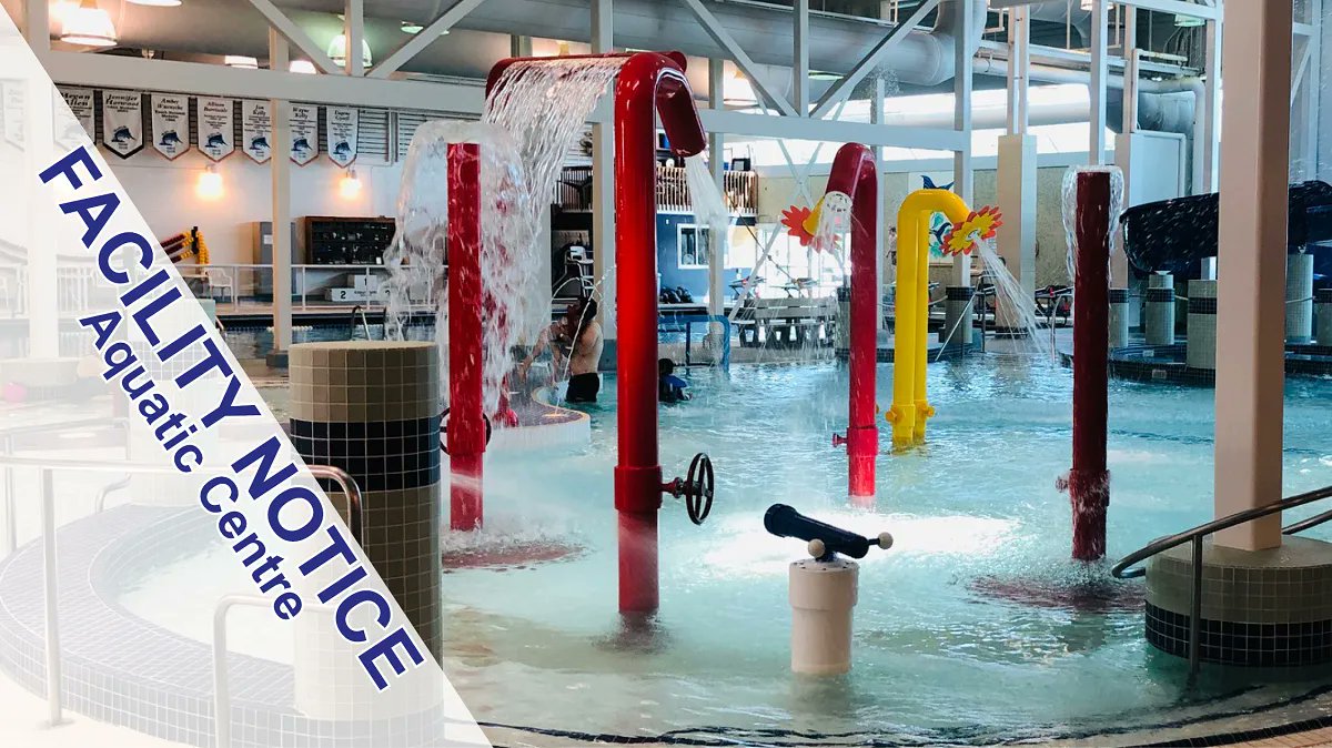 Due to a mechanical issue the lane pool at the Aquatic Centre is temporarily closed today, April 11. We apologize for the inconvenience.