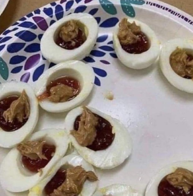 ضویا on Twitter "peanut butter and jam eggs for sehri today"