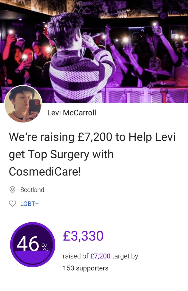 LeviBlack_'s tweet photo. If all my followers donated only £3.50 or shared this to anyone else who maybe could then I’d be able to book my top surgery, I know only like 3 people will see this but I’ll keep dreaming anyway 💭 🏳️‍⚧️

#lgbt #topsurgery https://t.co/LXDJZ2ANFF