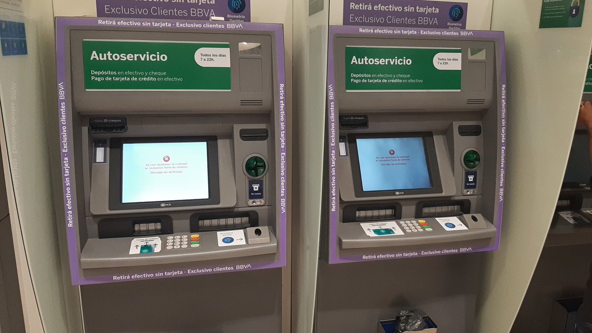 arielcifre's tweet photo. #BBVA sigue dando un servicio de lujo. Nunca funciona. https://t.co/L3fGDITD0C