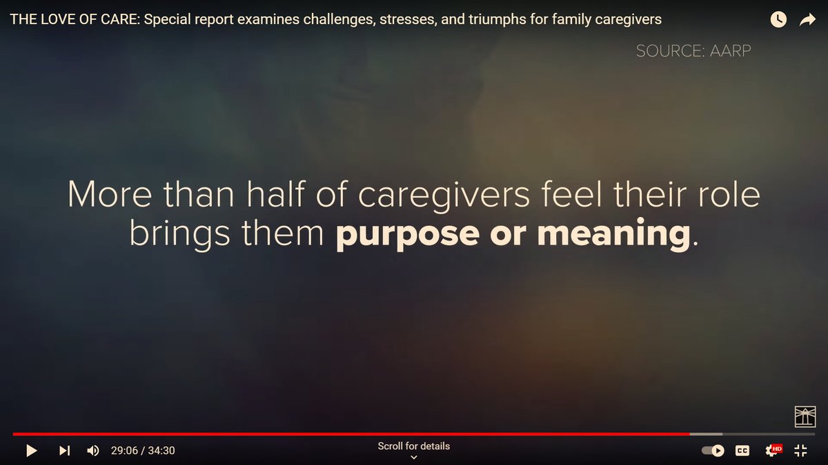 simplifycaring's tweet photo. Please find a few minutes to sit with this video. A special report that examines challenges, stresses, and triumphs for family caregivers. More than 1 in 5 adults Americans identify as family caregivers.
> > https://t.co/XiT2xI53zc
#parentcare
#simplifycaring
#tinyoffice https://t.co/ONJzIf4Z0w