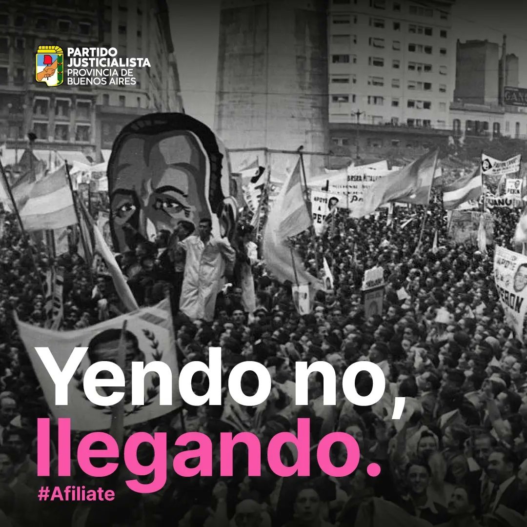 PARA QUE REINE EN EL PUEBLO EL AMOR Y LA IGUALDAD #AFILIATE AL <a href="/pjprovinciaba/">Partido Justicialista de la Provincia de Bs As</a>.

 Escribimos y te ayudamos ✍️