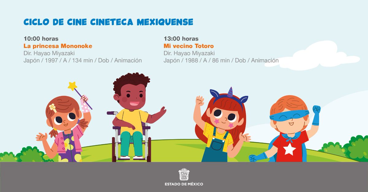 CulturaEdomex's tweet photo. Hoy en #FestínArte 2023 tenemos muchas actividades llenas de diversión, la Cineteca nos presenta las películas 👸🏽La princesa Mononoke y Mi vecino Totoro, también tendremos talleres, teatro y una cuentacuentos 🎭✍️🏽. Revisa la programación completa 👇🏽 ¡Te esperamos! 🙌🏽 https://t.co/uWp2zFkmAh