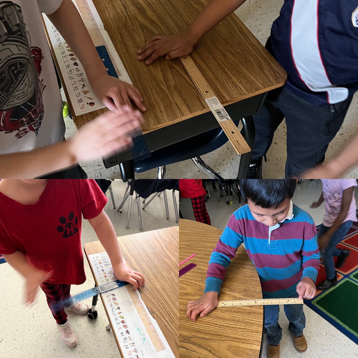 Today we explored creating sound with objects. My <a href="/Hasty_Huskies/">Hasty Fine Arts Acad</a>  loved making silly sounds with rulers. <a href="/Beth_Coryell/">Beth Coryell</a> <a href="/MRegan0123/">Dr. Rosario-Regan</a>