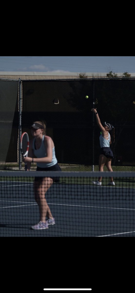 TennisCTJ's tweet photo. Varsity tennis stars Jennifer Lee & Halle McKinlay advance to regional semifinals tomorrow 8 am @ Blossom. Way to go ! #jaguarpride #keepitgoing #raceforstate https://t.co/JVO4fspcj6