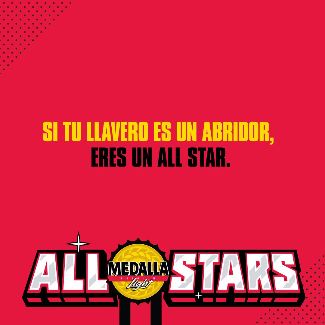 medallaofficial's tweet photo. Estas #Justas2023, todos somos #AllStars. 🏆  Quote RT tagueando a ese pana que es el verdadero All-Star del jangueo.  📍Nos vemos desde el 27 en Maya. https://t.co/rDYZOdoaO8