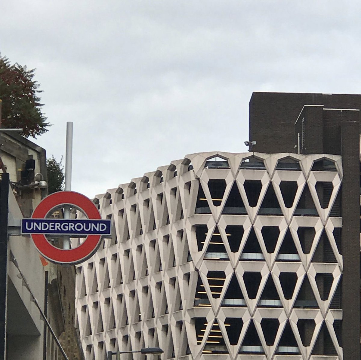 Found photo from September 2017, if memory serves correctly it was taken from outside HMV. Disgraceful that this was demolished and now we fully understand for what. #welbecksteetcarpark #brutalism #brutalistarchitecture