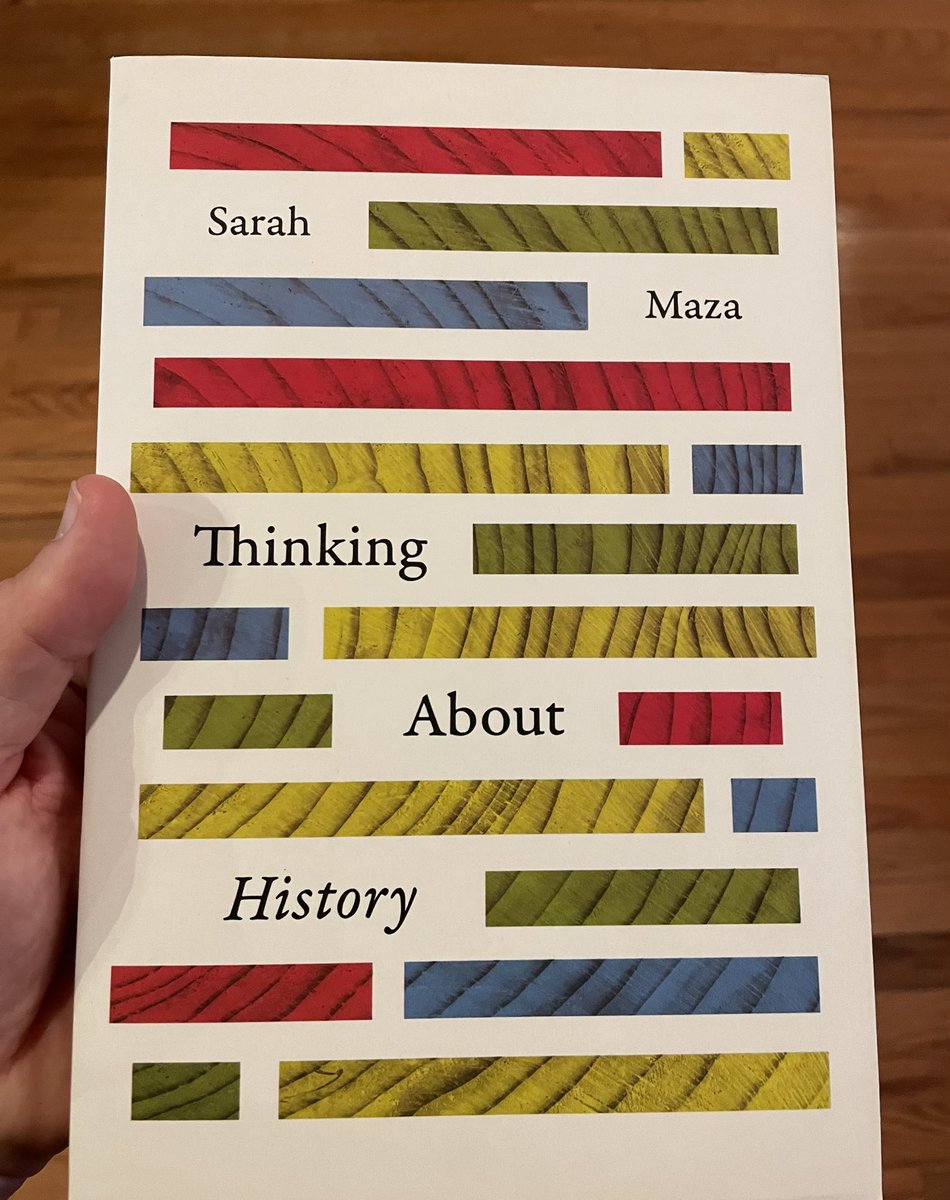 The mail did not disappoint today. Looking forward to reading this book from <a href="/SarahMaza_/">Sarah Maza</a>. Considering it for my and <a href="/jakumead/">DepressedHistorian,</a>’s Historian’s Craft class.