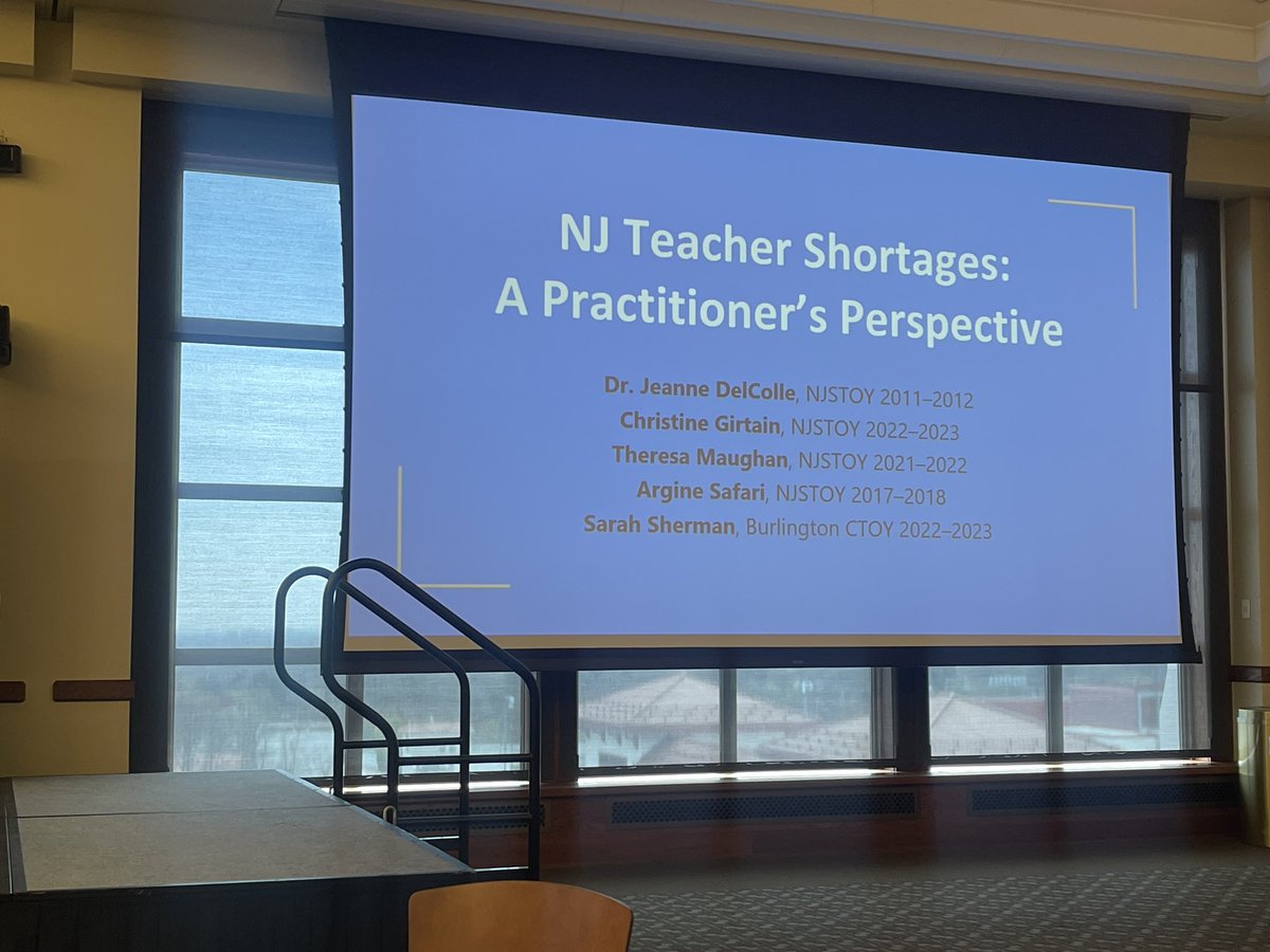 Had an awesome time discussing ways to address the national teacher shortage with my colleagues today, and I’m looking forward to supporting teacher recruitment and retention in the coming months! 💪🏼 <a href="/CCgirt/">Christine Girtain NJSTOY2023</a> <a href="/theresa_maughan/">tmaughan, 2022 NJSTOY</a> <a href="/cfetcnj/">Center for Future Educators</a>