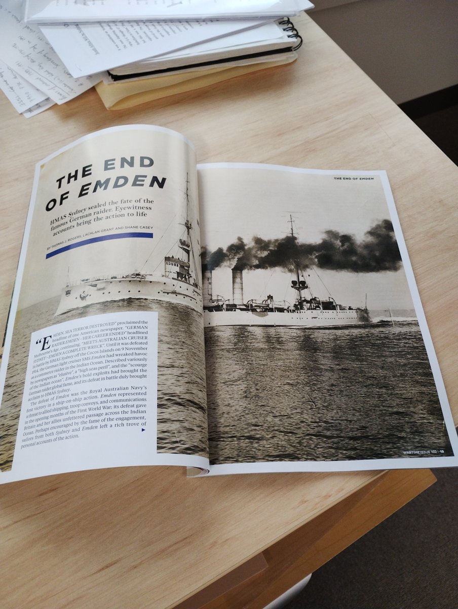 Stoked to see our article in Wartime 102! And what an excellent cover for the topic!