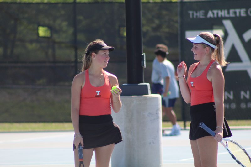 thstennis1's tweet photo. The Tiger Tennis Regional qualifiers competed in the Region 2-5A tournament in Melissa today. All entries in the tournament won their first round match before losing in the quarterfinals to some very tough opponents. https://t.co/ynnMvjyivi