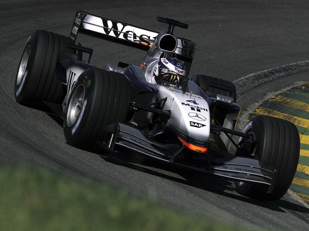 2002 BRAZIL Kimi Raikkonen, McLaren-Mercedes MP4-17, Interlagos #F1