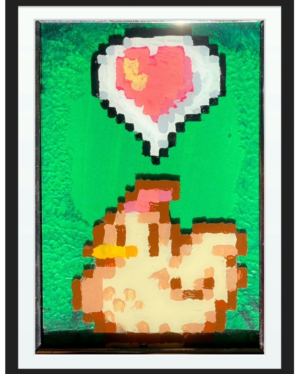 Stardew Valley themed painting made for a friend!
.
.
#StardewValley #StardewValleyfanart #acrylicpainting #creativity #art #glassart #ArtistOnTwitter #Artists #glasspainting