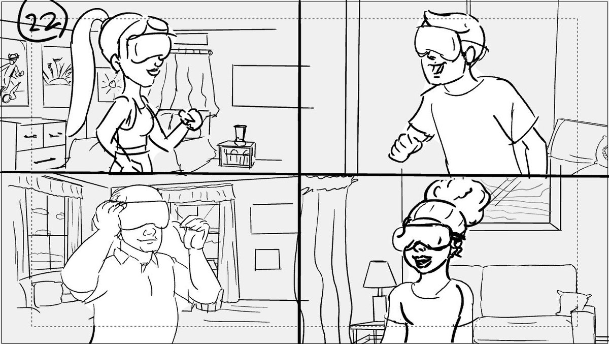 ScribbleAddict's tweet image. Hi #PortfolioDay I&apos;m a Storyboard artist and revisionist available for freelance and in house work. I&apos;m in Burbank, and have 8+ years of experience working on live-action and cartoons, for both feature and series. Check my portfolio website in the reply to this tweet.