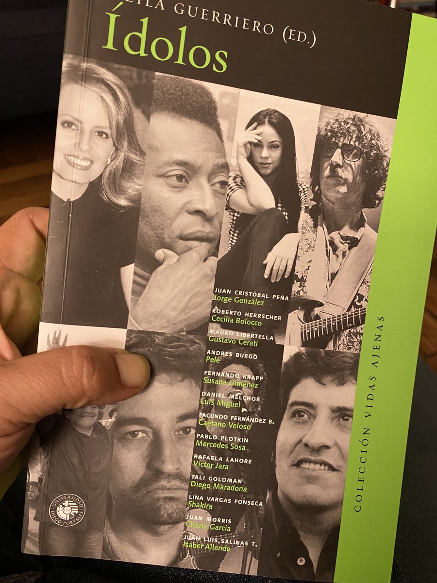 oscar_contardo's tweet photo. Perfiles de Ídolos latinoamericanos, Trece personajes y trece grandes autores. Otro gran trabajo de Leila Guerriero para la colección Vidas ajenas de ⁦@EdicionesUdp⁩ https://t.co/d9ouseyVHc