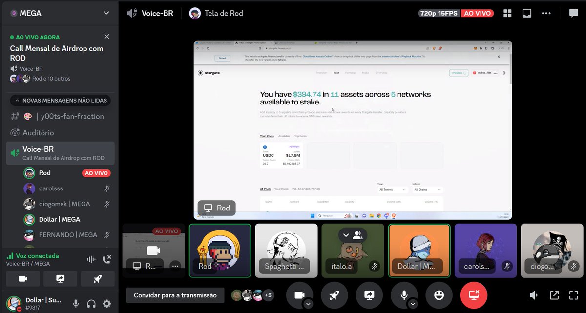 Aula de airdrop com o profissional da área <a href="/rsrosabio/">Rod (🦇,🔊)</a> em nosso Discord 🪂🪂

Aproveitando as melhores oportunidades Hoje 📣

Faça parte da nossa comunidade: discord.gg/megadao

#nftbr #criptobr #oportunidade