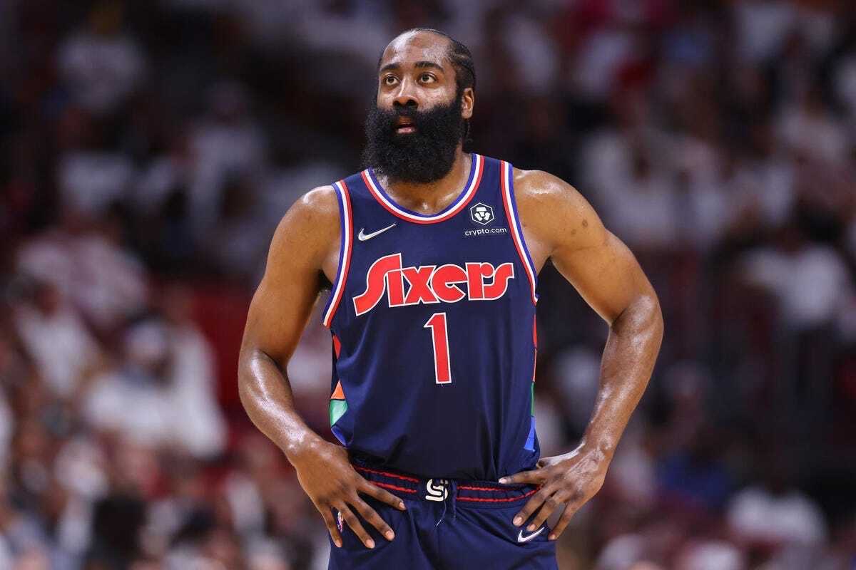 SunDevilHoops's tweet photo. 1️⃣4️⃣ for 1️⃣4️⃣ 

If you have James Harden on your team, you are guaranteed make the playoffs 👍

The @SunDevilHoops legend has yet to miss the postseason in his career 🫡

(📸 @GettyImages) https://t.co/FI7Pq6sLr2