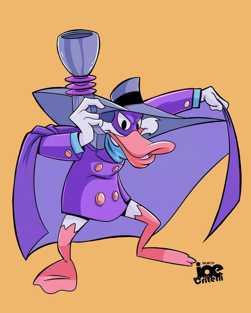 JoeCritelliJr's tweet photo. Finished Darkwingduck
….
#darkwingduck #fanart #disney #disneyafternoon #cartoon #art #artwork #illustration #digitalart #procreate https://t.co/aPZ45tY8NQ https://t.co/K4fv3URp1A