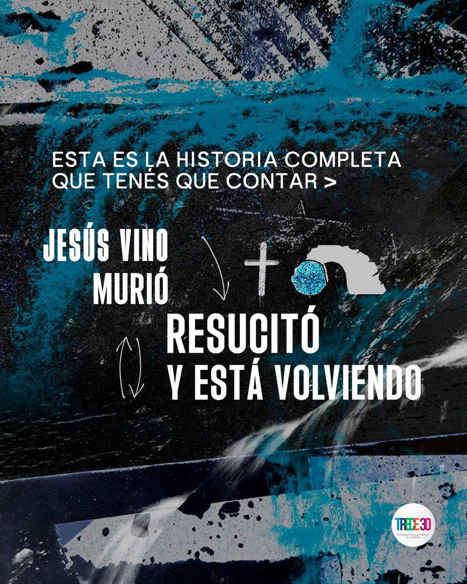 trece_30's tweet photo. Y al tercer día🙌🏽 vino a traernos vida eterna a todo aquel que crea en Él.

✝️¡Gracias Jesús por entregar tu vida por la nuestra! https://t.co/QuDlebqBmP