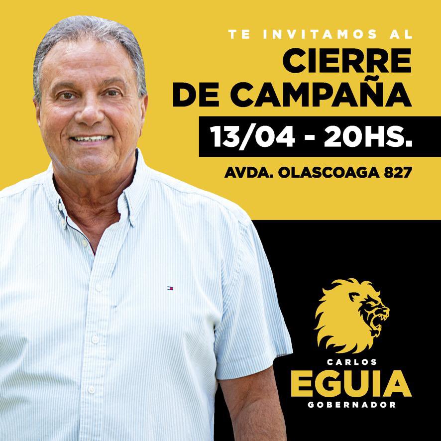 CarlosEguiaUno's tweet photo. CIERRE DE CAMPAÑA: Invitamos a todos aquellos que apuestan a una provincia de Neuquén sin drogas, sin mafias, sin piquetes, sin paros, sin extorsión, sin aprietes, con menos impuestos, menos presión sobre las PYMES y comercios, y por supuesto con más libertad. Ni MPN, ni la fotocopia, ni kirchnerismo, ni Juntos por el Cargo. Somos la única oposición.
 
👉 Jueves 13 de abril 
📍 Avenida Olascoaga 827
🕖 20 horas

Carlos EGUIA | Gobernador  🦁
Catalina ULERI | Vicegobernadora 
Guillermo MONZANI | Diputado