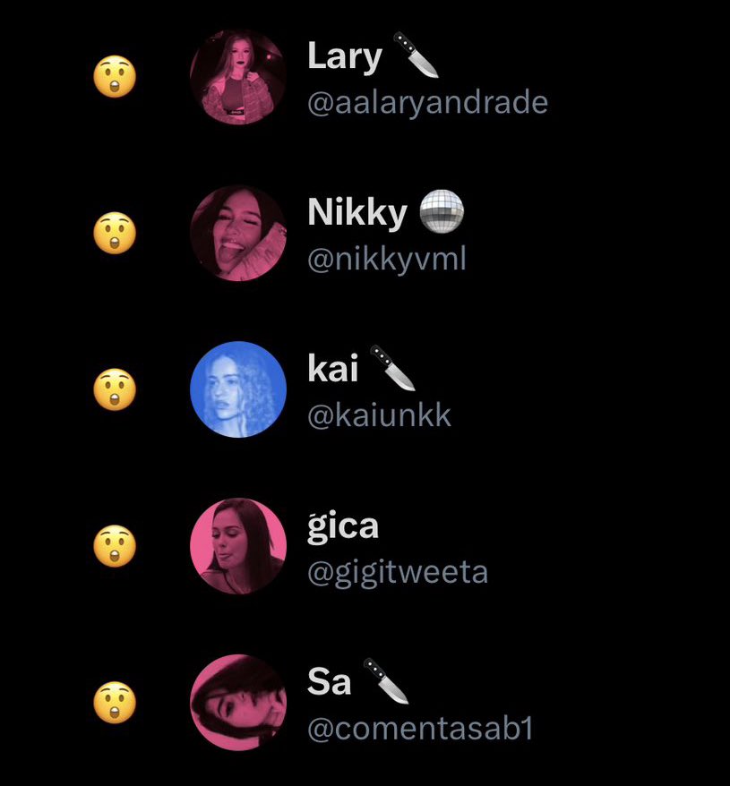 nikkyvml's tweet photo. Máfia chocada com as fofocas e a Kai ali destoando pq não é #TeamLis KKKKKKKK https://t.co/rBoJBUBi7d