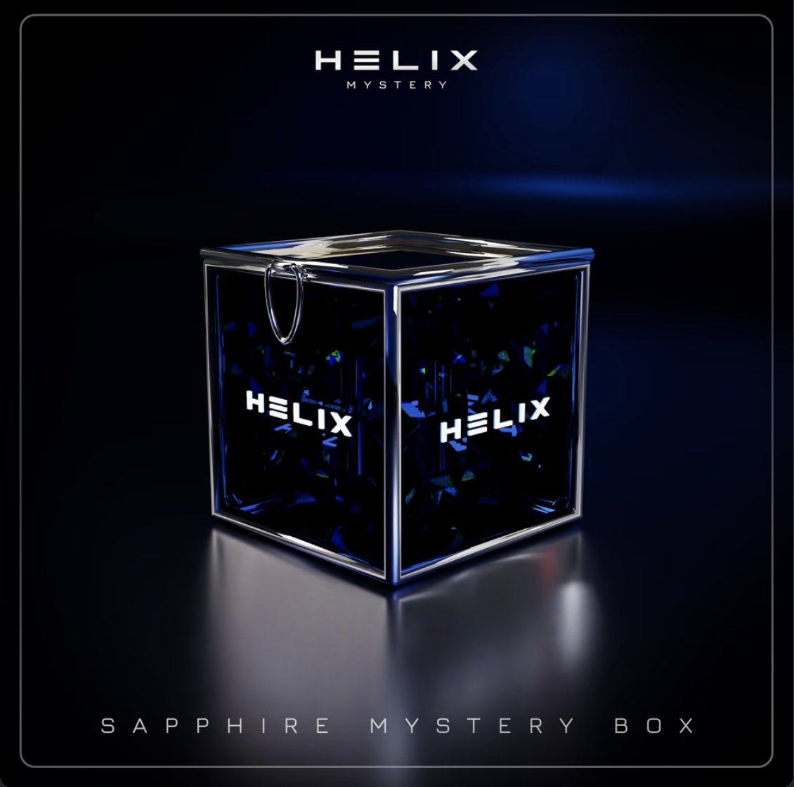 Stusssy78's tweet photo. An hour ago my Birthday Started and I want to celebrate by doing a giveaway:

1 x @HELIX_Metaverse Saphire Mystery Box

Just Follow, RT, Like and Tag if you want, how many you want! 

Twitter Picker in 24 hours! This is from my own bag and not associated with the Helix project! https://t.co/u9JqdRnrKJ